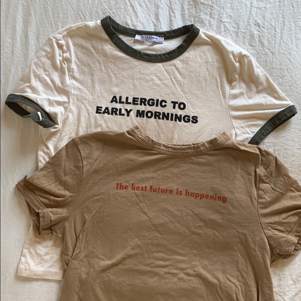 Zara Graphic Tees
